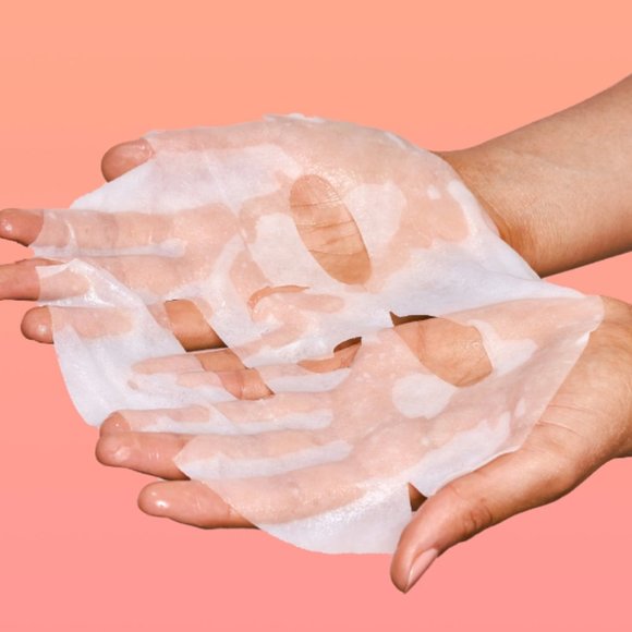 🌈4/$20 NEW Rael Beauty Collagen Plump + Smooth Facial Sheet Mask x1 Sheet 25mL - Picture 3 of 4